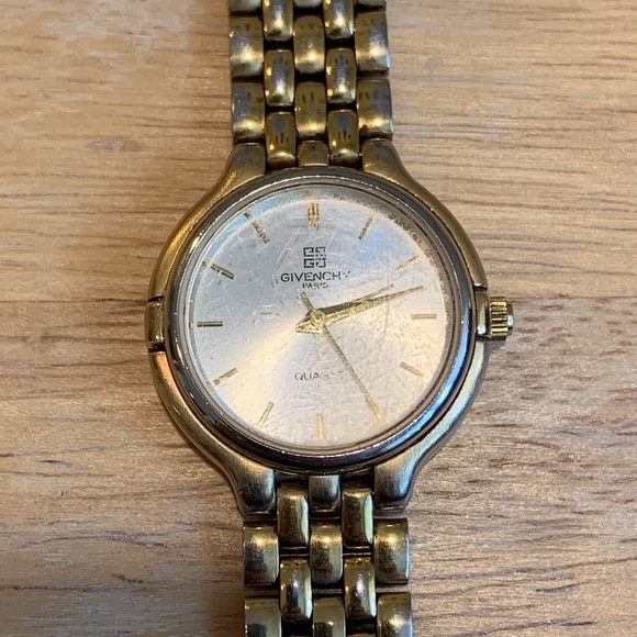 Givenchy Accessories - Vintage Givenchy Paris Gold Tone Bracelet Watch